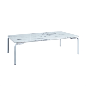 leisuremod spencer modern outdoor patio white marble top 49