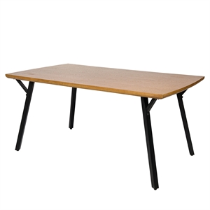 leisuremod ravenna rectangular brown wood 63
