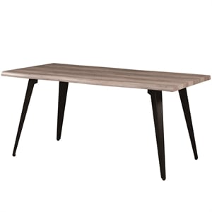leisuremod ravenna rectangular weathered oak wood 63