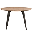 LeisureMod Ravenna Round Butternut Wood 47
