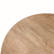 LeisureMod Ravenna Round Butternut Wood 47