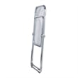LeisureMod Lawrence Acrylic Folding Chair With Metal Frame Set of 4 in Clear