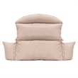 LeisureMod 2 person Double Egg Swing Chair Cushion in Beige