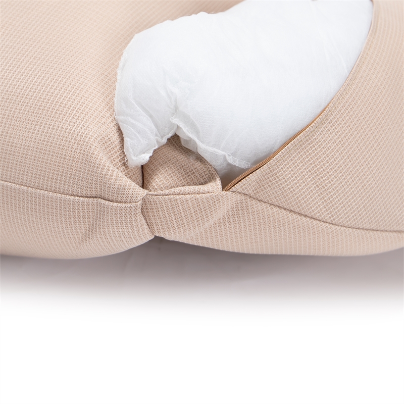 LeisureMod 2 person Double Egg Swing Chair Cushion in Beige