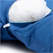 LeisureMod 2 person Double Egg Swing Chair Cushion in Blue