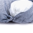 LeisureMod 2 person Double Egg Swing Chair Cushion in Charcoal