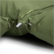 LeisureMod 2 person Double Egg Swing Chair Cushion in Dark Green