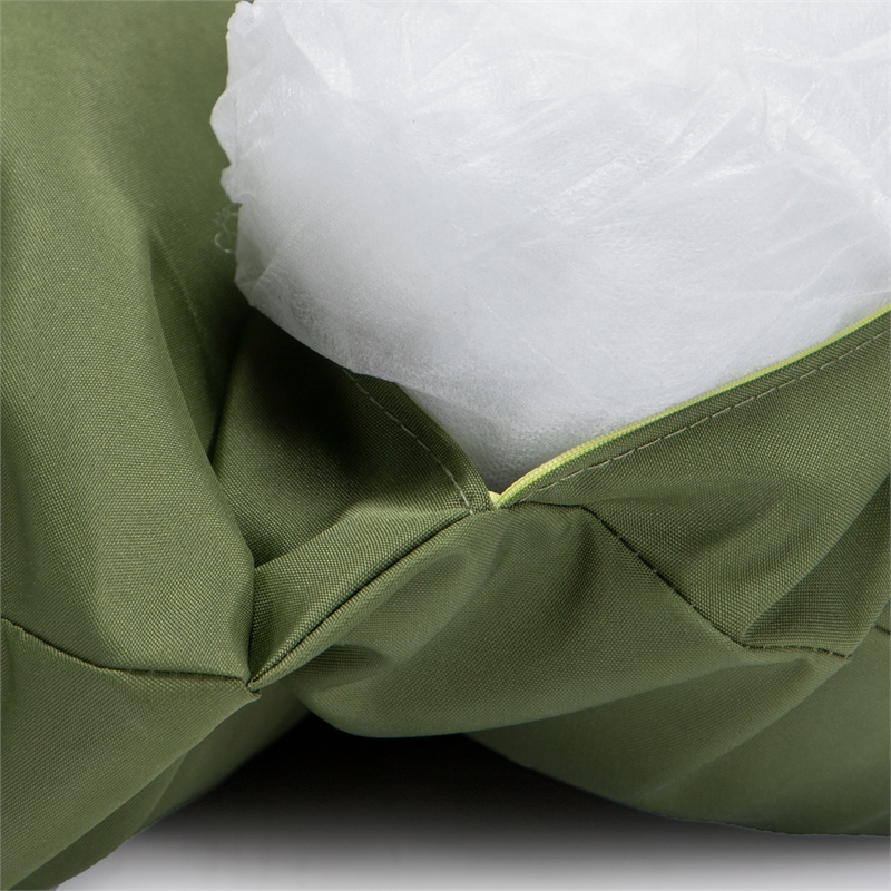 LeisureMod 2 person Double Egg Swing Chair Cushion in Dark Green