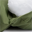 LeisureMod 2 person Double Egg Swing Chair Cushion in Dark Green