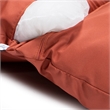 LeisureMod 2 person Double Egg Swing Chair Cushion in Dark Orange