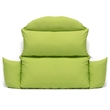 LeisureMod 2 person Double Egg Swing Chair Cushion in Light Green