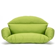 LeisureMod 2 person Double Egg Swing Chair Cushion in Light Green