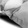 LeisureMod 2 person Double Egg Swing Chair Cushion in Light Gray