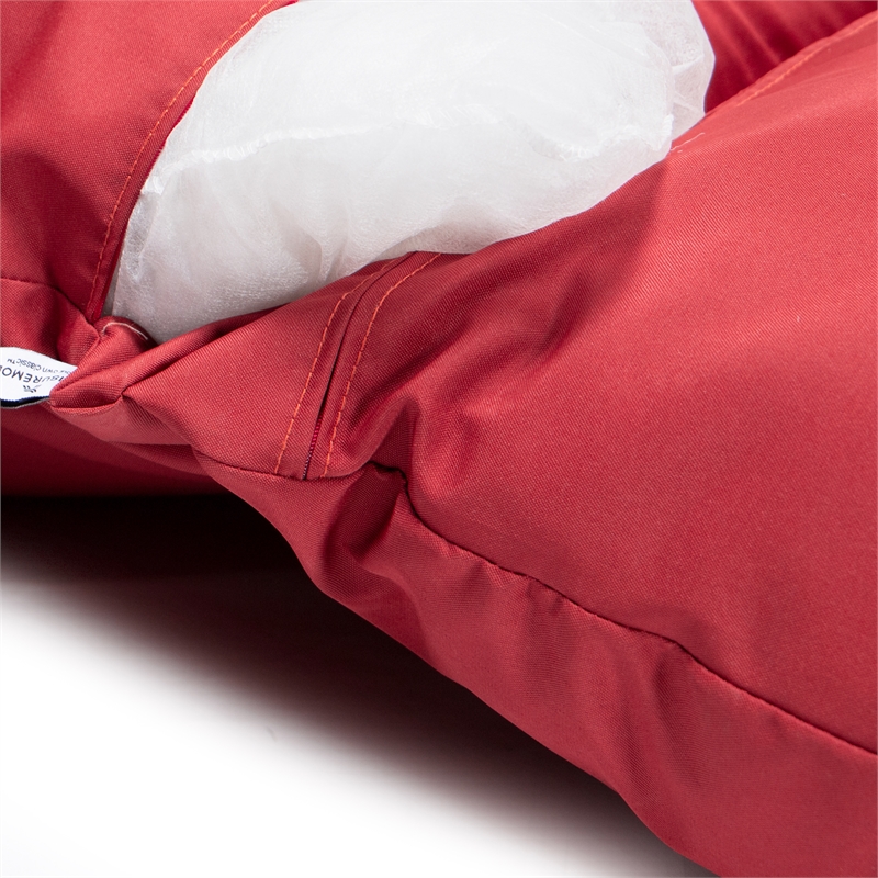 LeisureMod 2 person Double Egg Swing Chair Cushion in Red