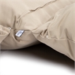 LeisureMod 2 person Double Egg Swing Chair Cushion in Taupe