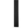 LeisureMod Mace Modern Weave Design Outdoor Patio Rectangle Black Dining Table