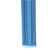LeisureMod Cornelia Modern Plastic Dining Side Chair in Blue (Set of 4)