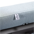 LeisureMod Chelsea Convertible 2 in 1 Sofa and Double Chaise Lounge Light Gray
