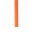 LeisureMod Devon Modern Indoor Outdoor Aluminum Dining Chair in Orange Set of 2