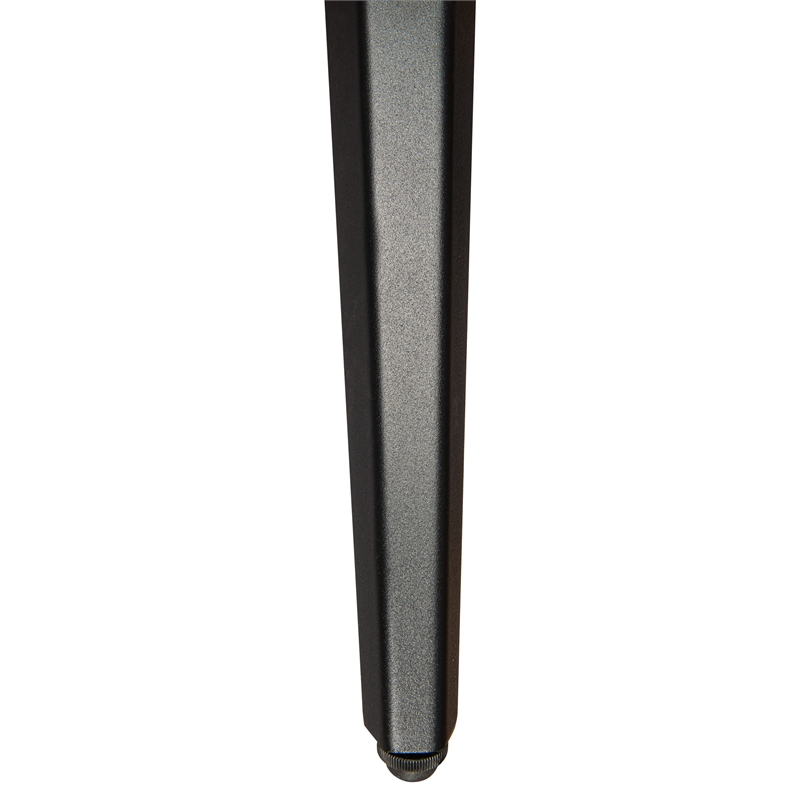 LeisureMod Ravenna Rectangular Ebony Wood 63