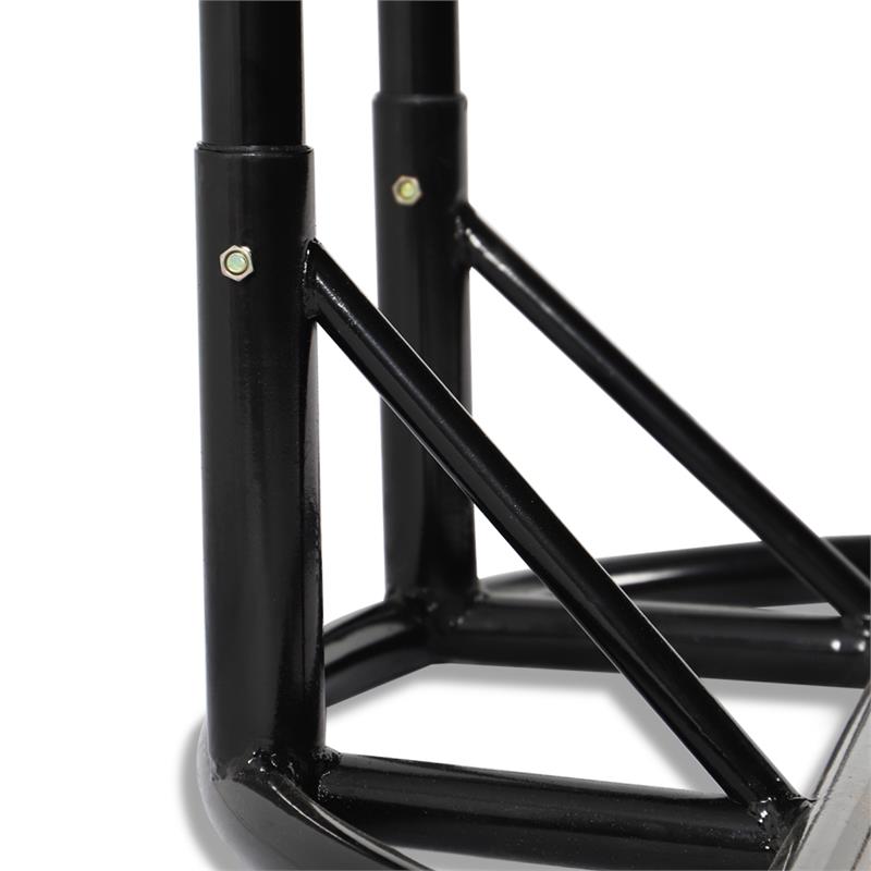 LeisureMod Outdoor Charcoal Wicker Hanging Double Egg Swing Chair in Taupe