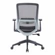 LeisureMod Ingram Office Task Chair with Adjustable Armrests in Black
