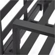 LeisureMod Hamilton 7-Peice Patio Conversation Set with Firepit Table in Gray