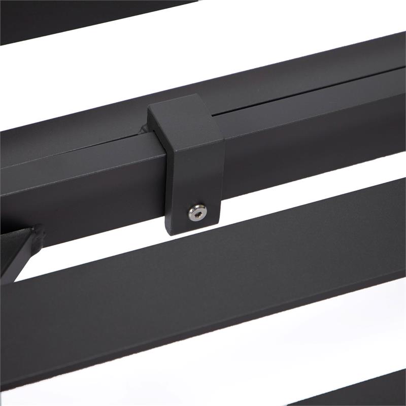 LeisureMod Hamilton 7-Peice Patio Conversation Set with Firepit Table in Red