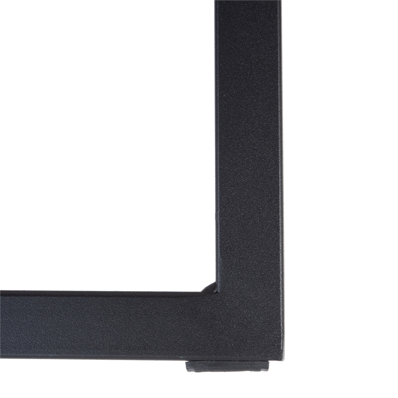 LeisureMod Quincy Quilted Stitched Leather Bar Stools Set of 2 in Gray