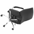 LeisureMod Sonora Modern High-Back Leather Conference Office Chair in Black