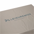 LeisureMod Chelsea Waterproof Fabric Rectangle Fire Pit Table Cover Brown