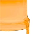 LeisureMod Murray Mid-Century Modern Dining Side Chair in Orange Set of 4