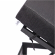 LeisureMod Chelsea Outdoor Chaise Lounge Chair With Black Cushions Set of 2
