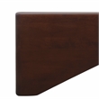 LeisureMod Imperial Triangle Coffee Table Base in Dark Walnut