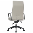 LeisureMod Hilton Modern High Back Leather Conference Office Chair in Tan