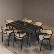 LeisureMod Ervilla Dining Chair With Steel Legs and Velvet Seat Beige