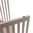 LeisureMod Cisco Modern Powder-Coated Stainless Steel Finish Side Table Brown