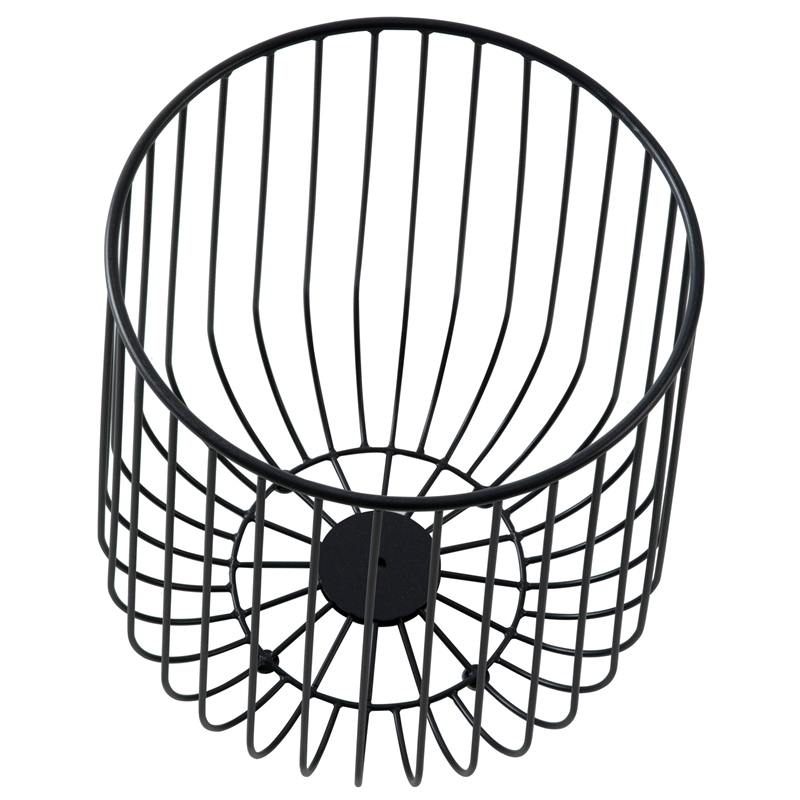 leisuremod runswick modern wood top end table with steel base black