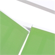 LeisureMod Marlin Chaise Lounge Chair Aluminum White Arms Set of 2 Green