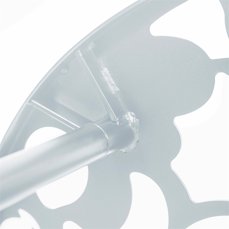 LeisureMod Devon Aluminum 3-Piece Dining Set with Table and 2 Armchairs White