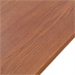 LeisureMod Tule Oval Mid-Century Wood Dining Table in Walnut