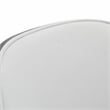 LeisureMod Tule Dining Chair with Velvet Seat Set of 4 Black/Platinum Blue