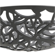 LeisureMod Devon Modern Bar Stool with Powder Coated Aluminum Frame Black