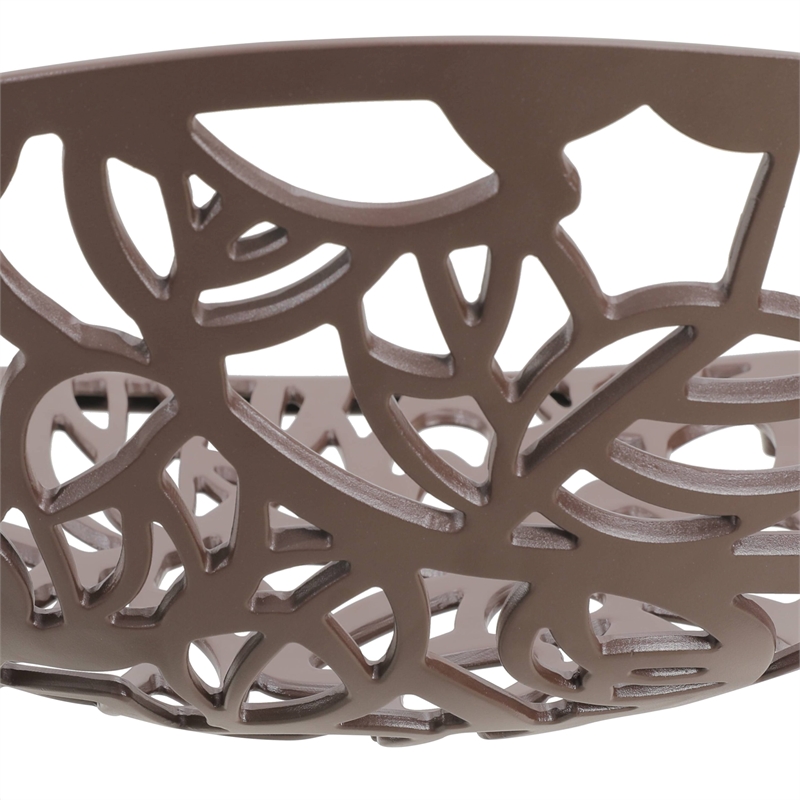 LeisureMod Devon Modern Bar Stool with Powder Coated Aluminum Frame Brown