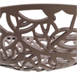 LeisureMod Devon Modern Bar Stool with Powder Coated Aluminum Frame Brown