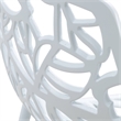 LeisureMod Devon Modern Bar Stool with Powder Coated Aluminum Frame White