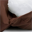 LeisureMod 2 person Double Egg Swing Chair Cushion in Brown