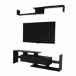 LeisureMod Surrey Mid-Century Wood TV Stand for TVs up to 60
