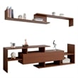 LeisureMod Surrey Mid-Century Wood TV Stand for TVs up to 60