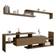 LeisureMod Surrey Mid-Century Wood TV Stand for TVs up to 60